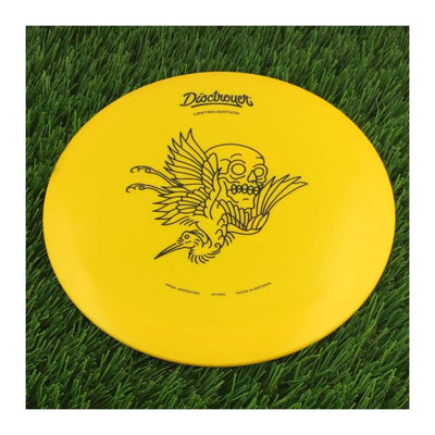 Disctroyer A-Hard Stork / Toonekurg FD-8 with Tattoo - Limited Edition Stamp - 173g - Solid Yellow