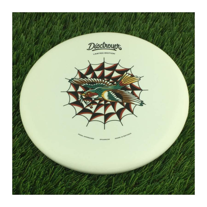 Disctroyer A-Soft Sparrow P&A-3 with Colored Tattoo - Limited Edition Stamp - 179g - Solid White