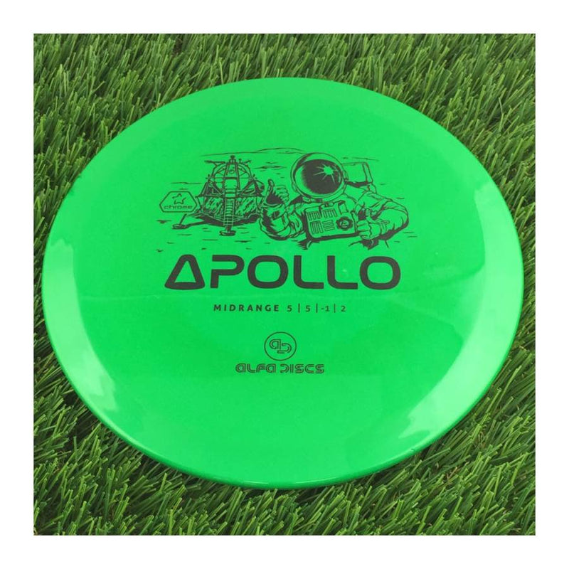 Alfa Chrome Apollo with Special Edition Astronaut Stamp - 176g - Solid Green