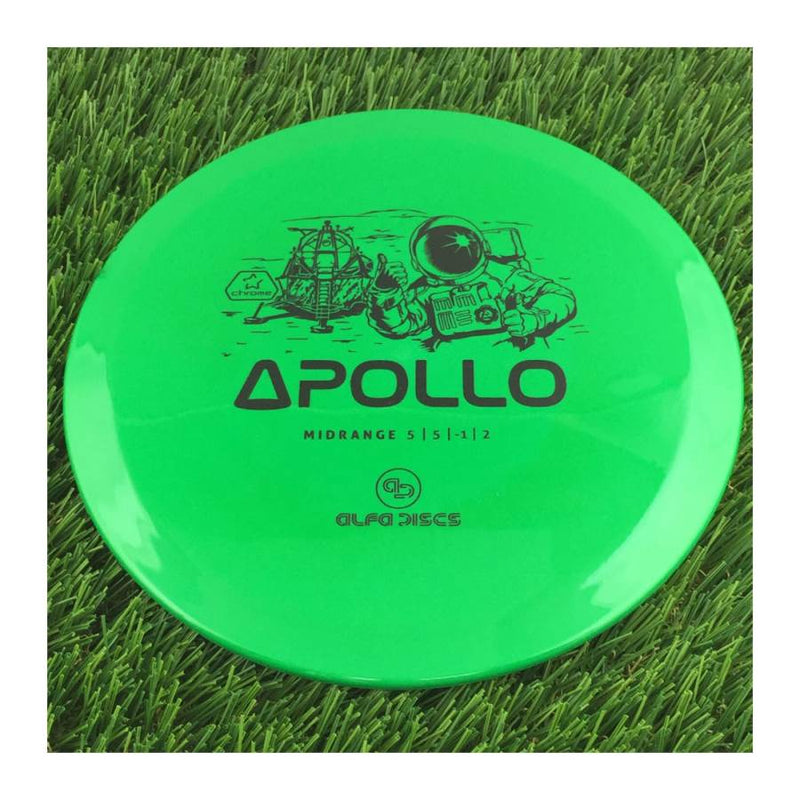 Alfa Chrome Apollo with Special Edition Astronaut Stamp - 176g - Solid Green