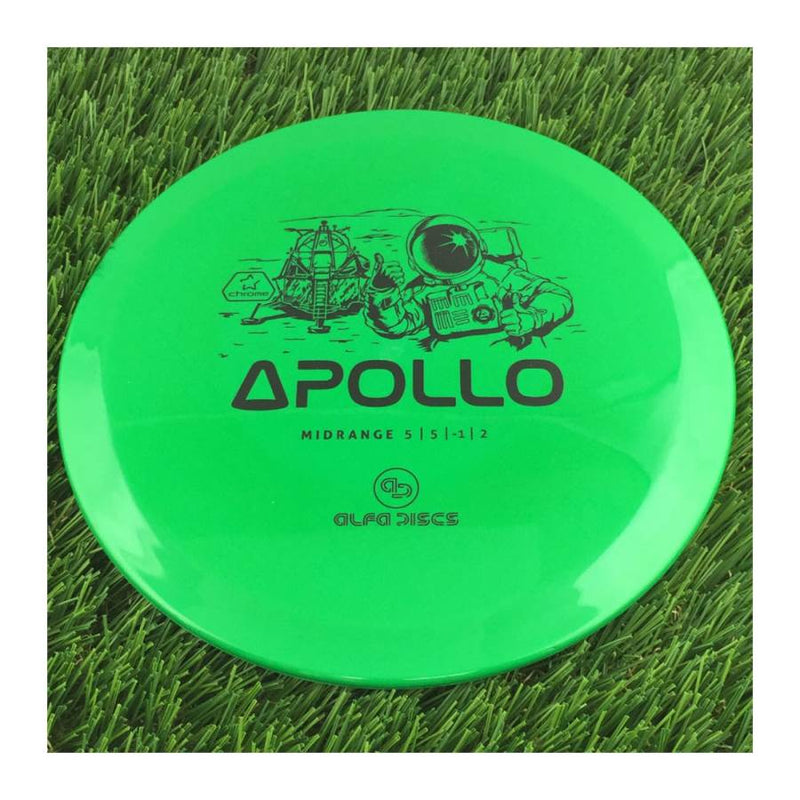 Alfa Chrome Apollo with Special Edition Astronaut Stamp - 176g - Solid Green