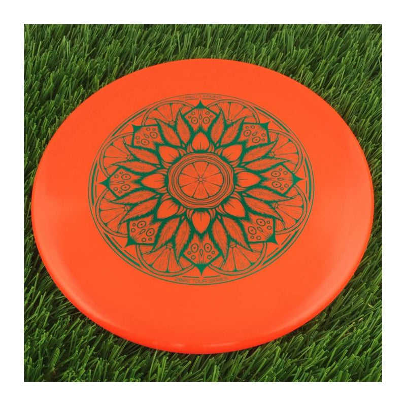 Dynamic Discs Lucid-X Culprit with Chris Clemons 2022 Team Series Mandala Stamp - 176g - Translucent Orange