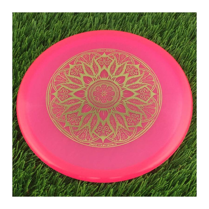 Dynamic Discs Lucid-X Culprit with Chris Clemons 2022 Team Series Mandala Stamp - 175g - Translucent Pink