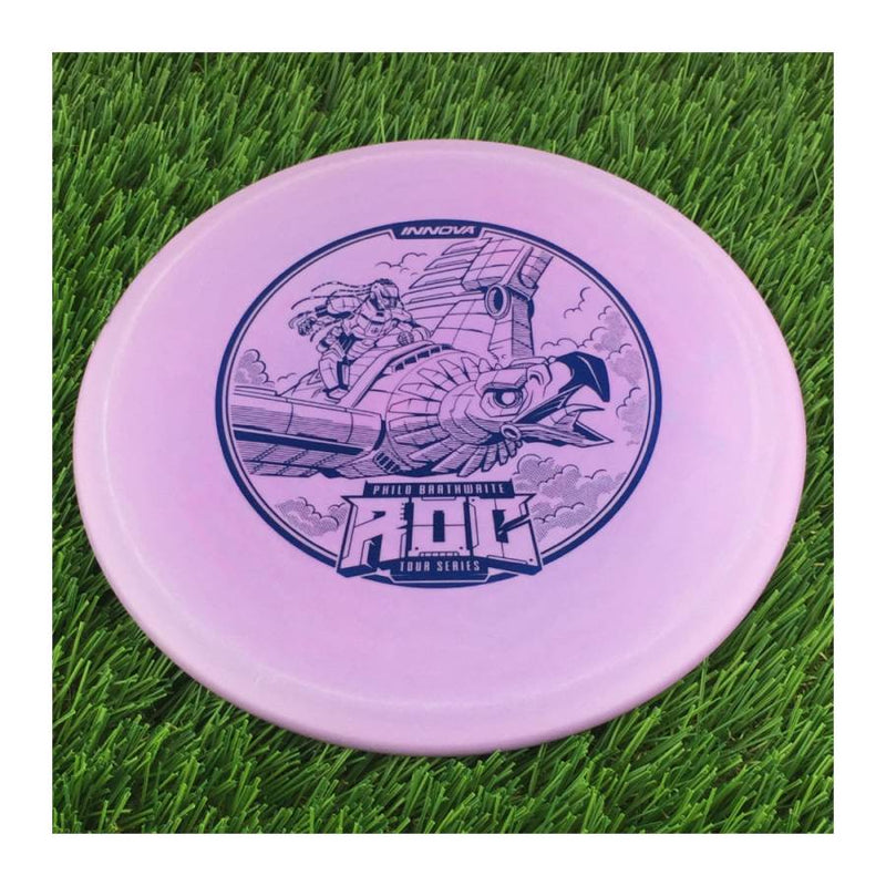 Innova DX Color Glow Roc with Philo Brathwaite Tour Series 2022 Stamp - 180g - Solid Purple