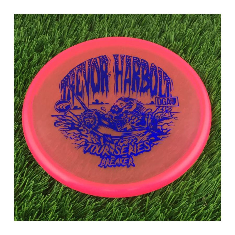 DGA Ice Breaker with 2022 Trevor Harbolt Tour Series Stamp - 174g - Translucent Pink