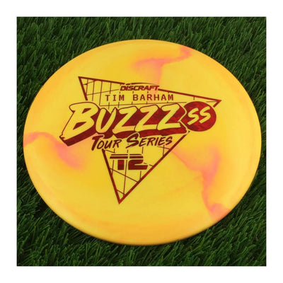 Discraft ESP Swirl BuzzzSS with Tim Barham Tour Series 2022 Stamp - 180g - Solid Orange