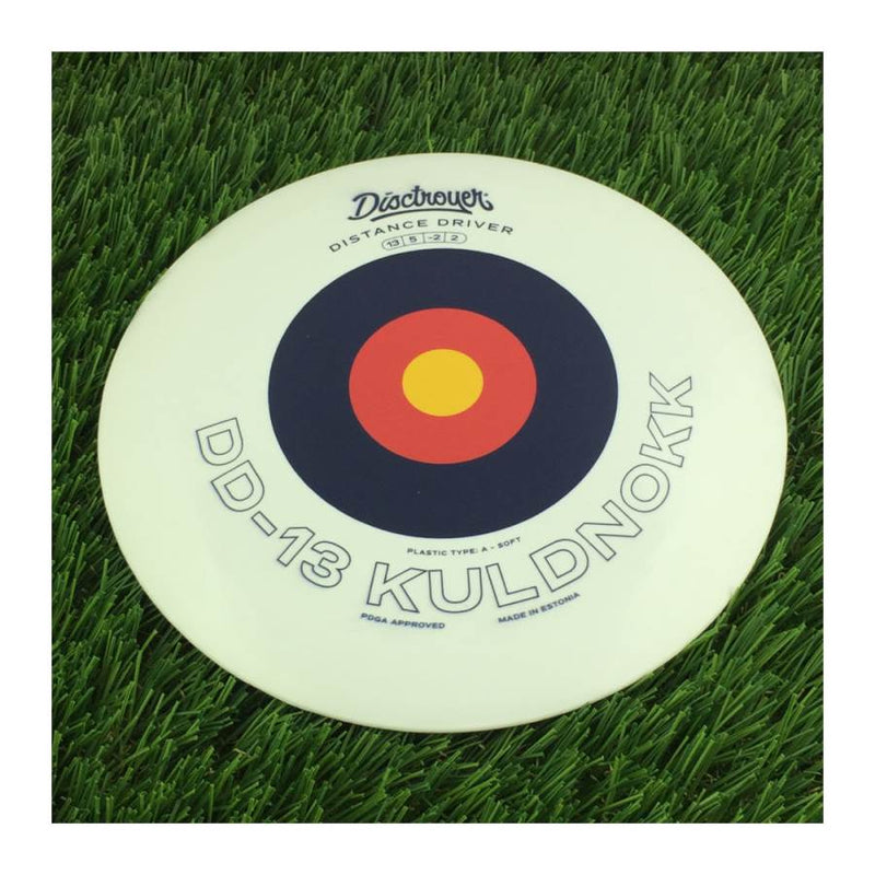 Disctroyer A-Soft Starling / Kuldnokk DD-13 with Kuldnokk Stamp - 175g - Solid White