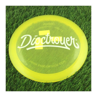 Disctroyer A-Medium Stork / Toonekurg FD-8 with Disctroyer White Script Stamp - 169g - Translucent Yellow