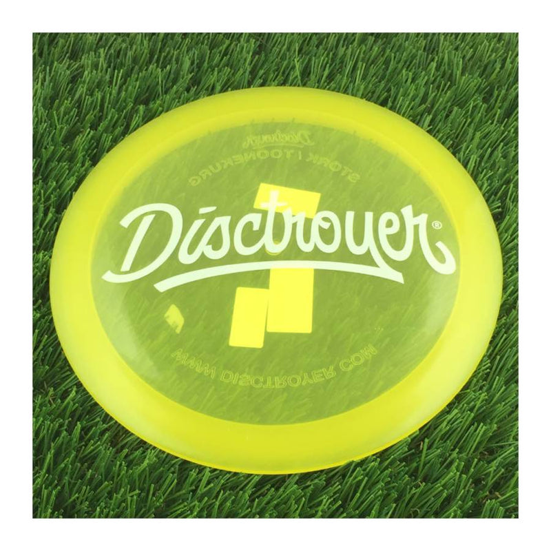 Disctroyer A-Medium Stork / Toonekurg FD-8 with Disctroyer White Script Stamp - 169g - Translucent Yellow