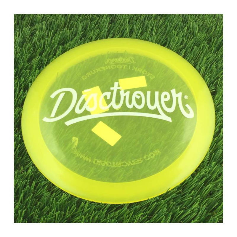 Disctroyer A-Medium Stork / Toonekurg FD-8 with Disctroyer White Script Stamp - 169g - Translucent Yellow