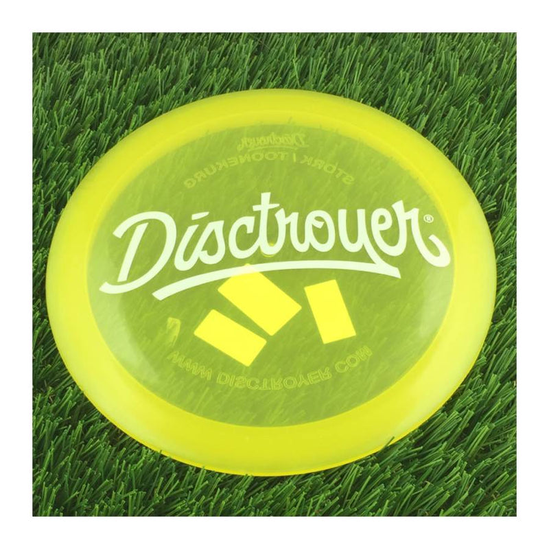 Disctroyer A-Medium Stork / Toonekurg FD-8 with Disctroyer White Script Stamp - 169g - Translucent Yellow