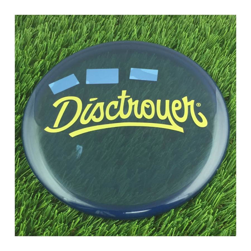 Disctroyer A-Medium Sparrow P&A-3 with Disctroyer Yellow Script Stamp - 167g - Translucent Blue