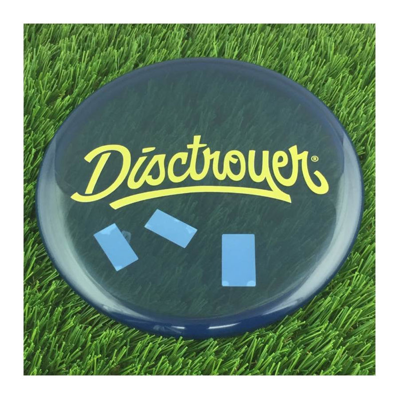 Disctroyer A-Medium Sparrow P&A-3 with Disctroyer Yellow Script Stamp - 167g - Translucent Blue