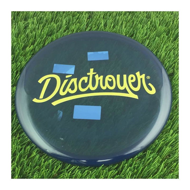 Disctroyer A-Medium Sparrow P&A-3 with Disctroyer Yellow Script Stamp - 167g - Translucent Blue