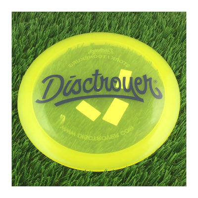 Disctroyer A-Medium Stork / Toonekurg FD-8 with Disctroyer Blue Script Stamp - 169g - Translucent Yellow