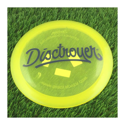 Disctroyer A-Medium Stork / Toonekurg FD-8 with Disctroyer Blue Script Stamp - 169g - Translucent Yellow