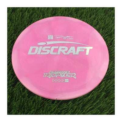 Discraft ESP Swirl Captain's Raptor with Paul Ulibarri Stamp - 172g - Solid Pink