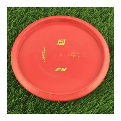 Prodigy 400G A3 with Kevin Jones DGPT Champion Bottom Stamp Stamp - 168g - Solid Red