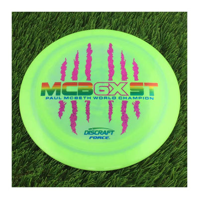 Discraft ESP Swirl Force with McBeast 6X Claw PM World Champ Stamp - 172g - Solid Green