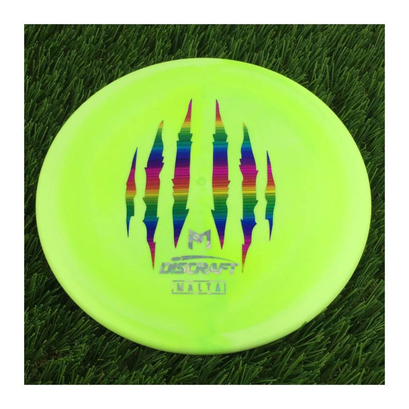 Discraft ESP Swirl Malta with Paul McBeth 6X World Champ Claw Stamp - 174g - Solid Light Green