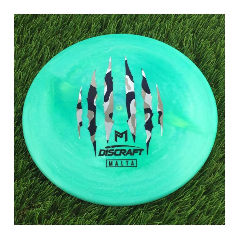 Discraft ESP Swirl Malta with Paul McBeth 6X World Champ Claw Stamp - 174g - Solid Teal Green