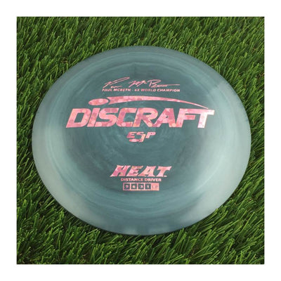 Discraft ESP Heat with Paul McBeth - 6x World Champion Signature Stamp - 172g - Solid Dark Grey