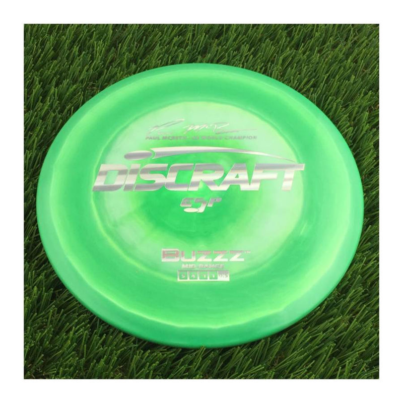 Discraft ESP Buzzz with Paul McBeth - 6x World Champion Signature Stamp - 177g - Solid Green