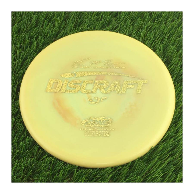 Discraft ESP Zone with Paul McBeth - 6x World Champion Signature Stamp - 174g - Solid Dark Cream