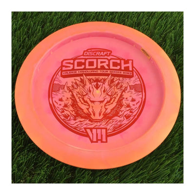 Discraft ESP Swirl Scorch with Valerie Mandujano Tour Series 2023 Stamp - 174g - Solid Salmon Orange