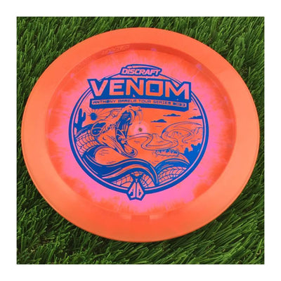 Discraft ESP Swirl Venom with Anthony Barela Tour Series 2023 Stamp - 174g - Solid Dark Orange