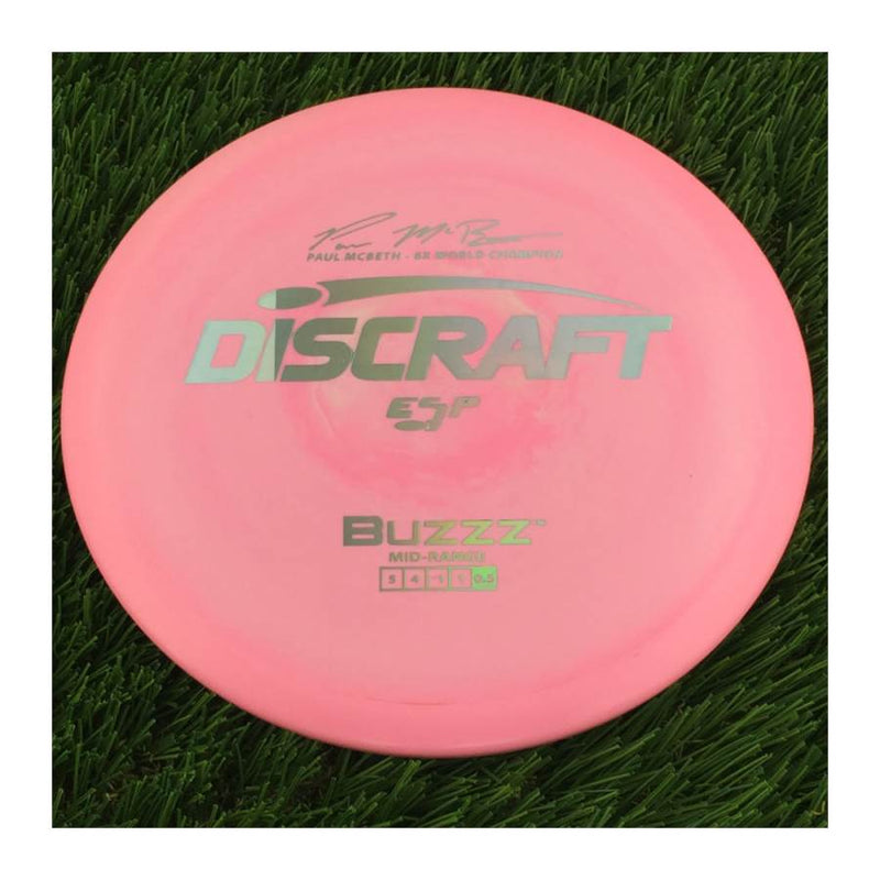 Discraft ESP Buzzz with Paul McBeth - 6x World Champion Signature Stamp - 174g - Solid Pink