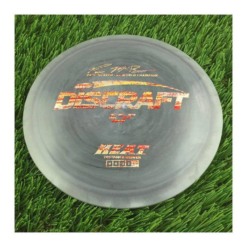 Discraft ESP Heat with Paul McBeth - 6x World Champion Signature Stamp - 172g - Solid Grey