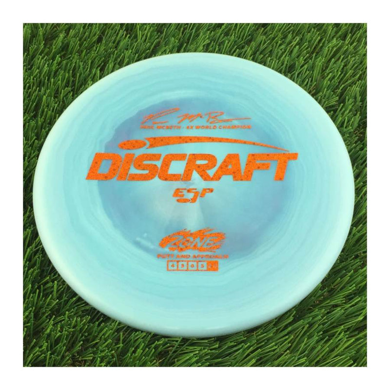 Discraft ESP Zone with Paul McBeth - 6x World Champion Signature Stamp - 174g - Solid Blue