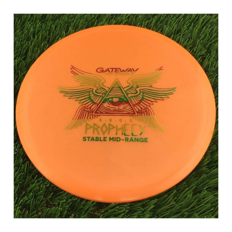 Gateway Diamond Prophecy with Winged Eye Stamp - 179g - Solid Orange