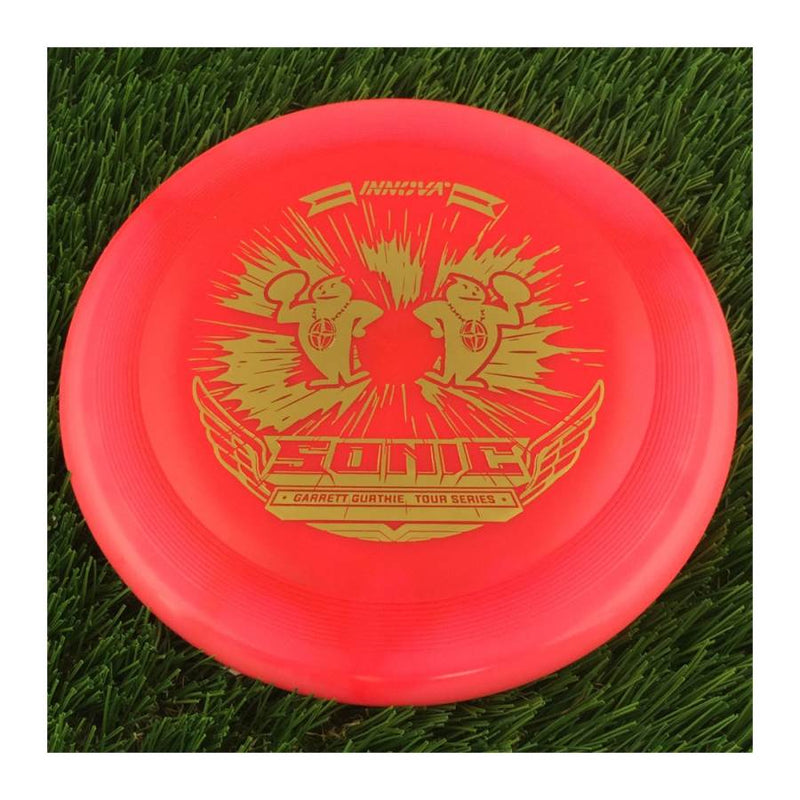 Innova Champion Glow Halo Sonic with Garrett Gurthie Tour Series 2023 Stamp - 175g - Solid Pink