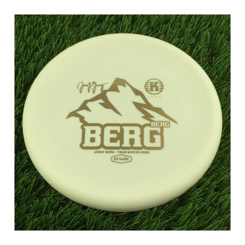 Kastaplast K3 Glow Berg with Josef Berg Tour Series 2023 Stamp - 173g - Solid White