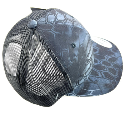 Yupoong / Axiom Pyramid Logo Snapback Mesh Back Trucker Hat - Kryptek Camo