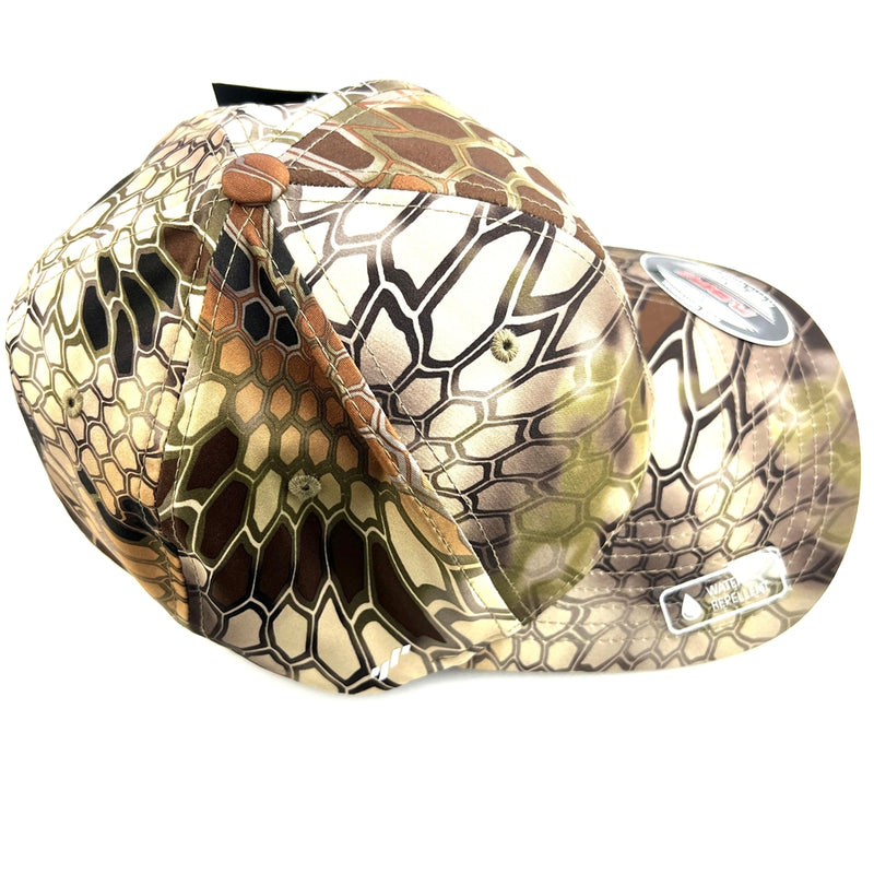 Yupoong / Axiom Pyramid Logo Flex Fit Hat - Kryptek Camo