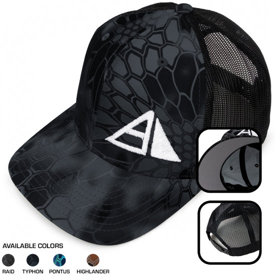 Pyramid Logo Flex Fit Hat - Kryptek Camo