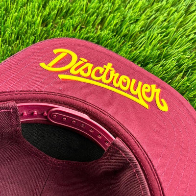 Disctroyer Flat Bill Snap Back - « Recherchez, c'est Disctroyer ! » Casquette