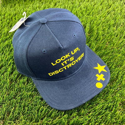 Flat Bill Snap Back - "Look Up, It's Disctroyer!" Cap