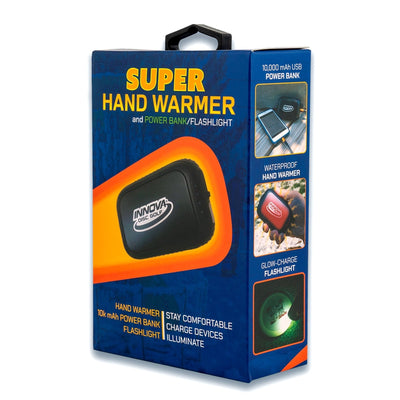 Innova Battery Powered Super Hand Warmer and Power Bank - 10,000 mAh