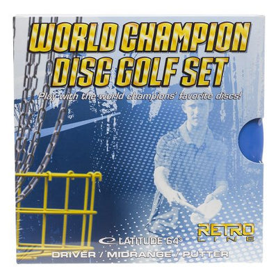 Retro Line Disc Golf Starter Pack Set - World Champion