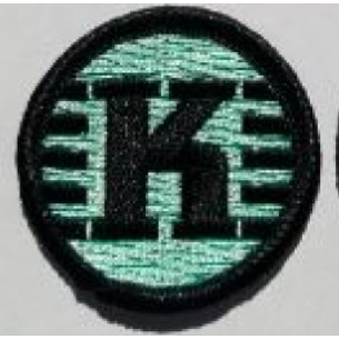 Circle "K" Embroidered Patch