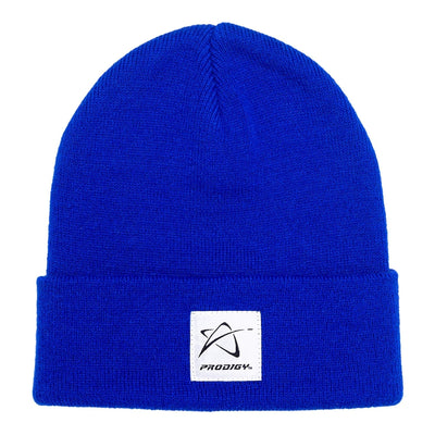 Beanie with Woven Star Logo and Wordmark Label