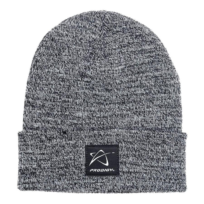 Beanie with Woven Star Logo and Wordmark Label